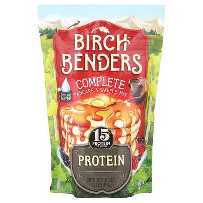 Birch Benders, Complete Pancake & Waffle Mix, Protein, 16 oz (454 g)