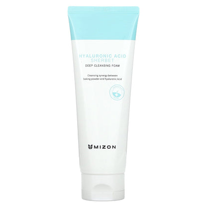 Mizon, Hyaluronic Acid Sherbet, Deep Cleansing Foam, 5.29 oz (150 g)