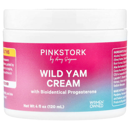Pink Stork, Wild Yam Cream, 4 fl oz (120 ml)