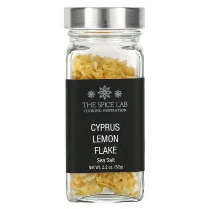 The Spice Lab, Cyprus Lemon Flake Sea Salt, 2.2 oz (62 g)