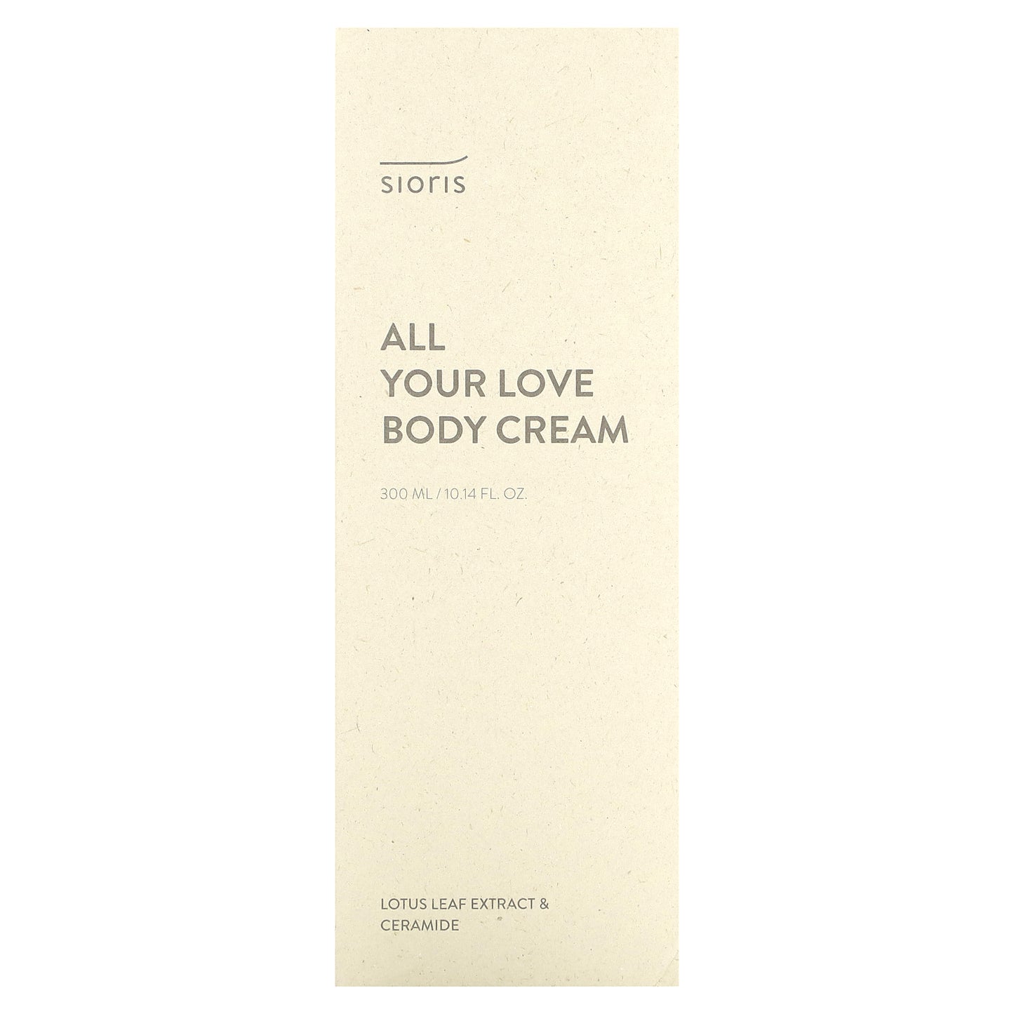 Sioris, All Your Love Body Cream, 10.14 fl oz (300 ml)