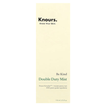 Knours, Be Kind, Double Duty Mist, 3.72 fl oz (110 ml)