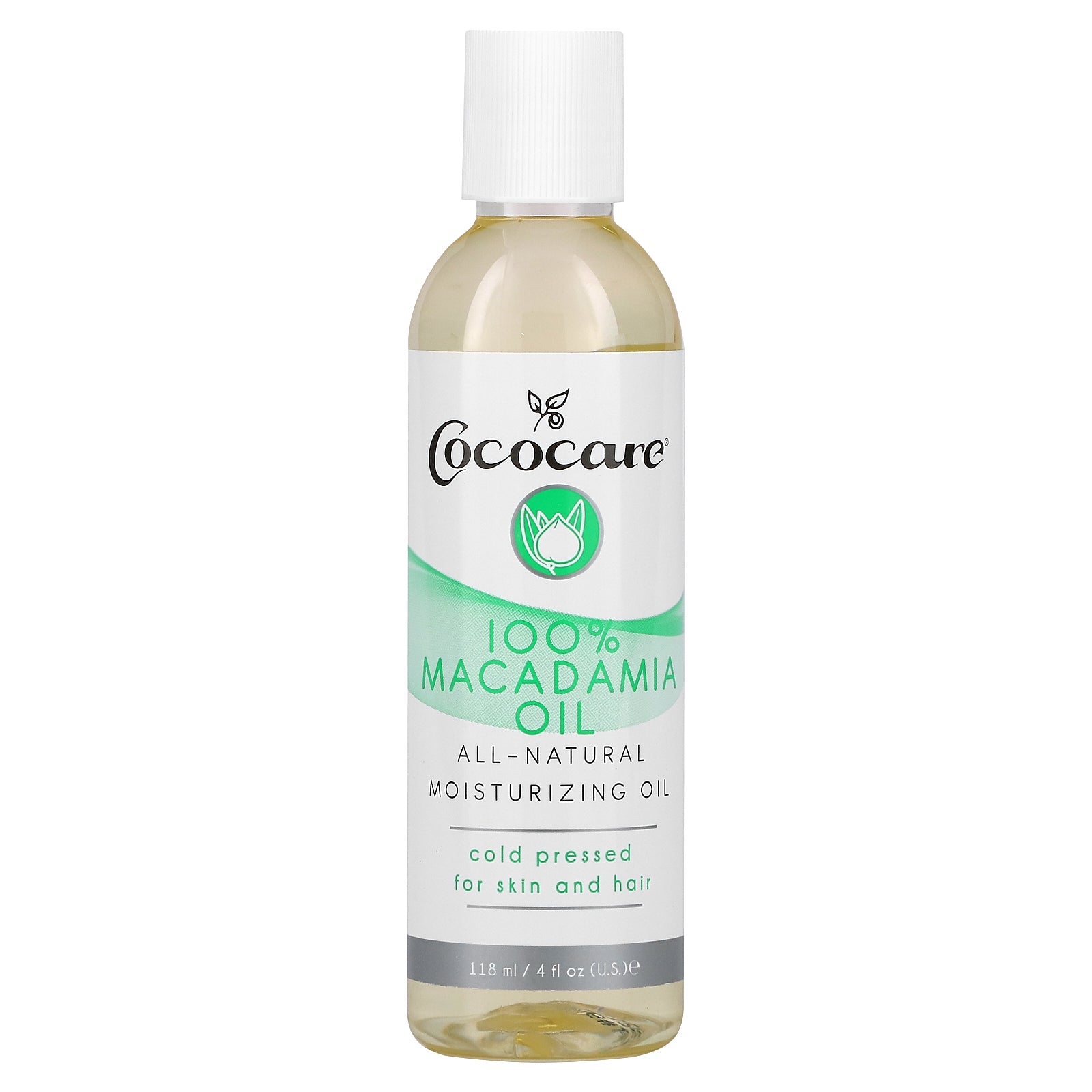 Cococare, 100% Macadamia Oil, 4 fl oz (118 ml)