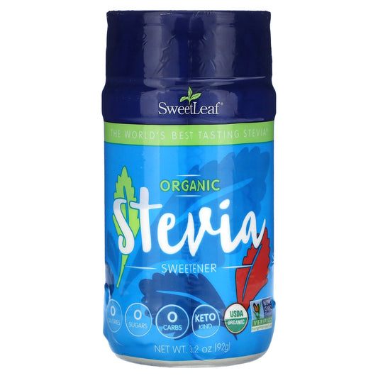 SweetLeaf Stevia, Organic Stevia Sweetener, 3.2 oz (92 g)