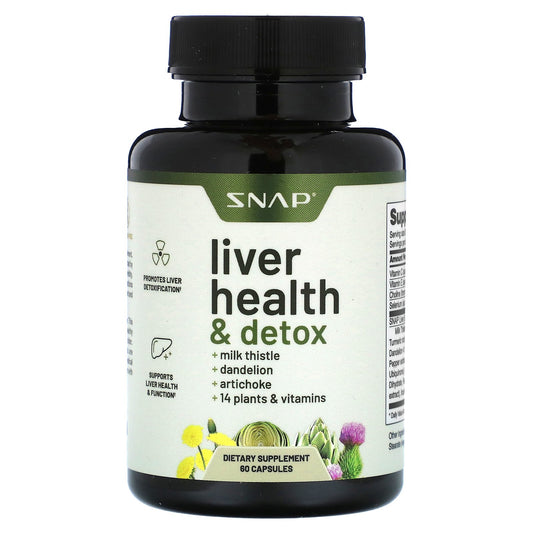 Snap Supplements, Liver Health & Detox, 60 Capsules