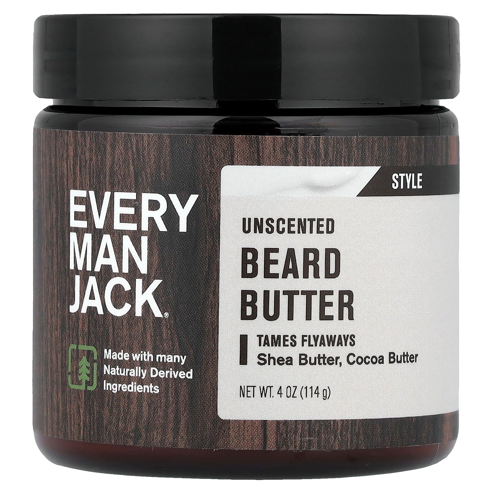 Every Man Jack, Beard Butter, Unscented, 4 oz (114 g)