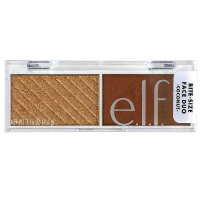 E.L.F., Bite Size Face Duo, Coconut, 0.16 oz (4.6 g)