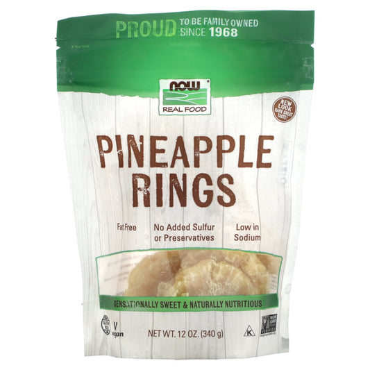 NOW Foods, Pineapple Rings, 12 oz (340 g)