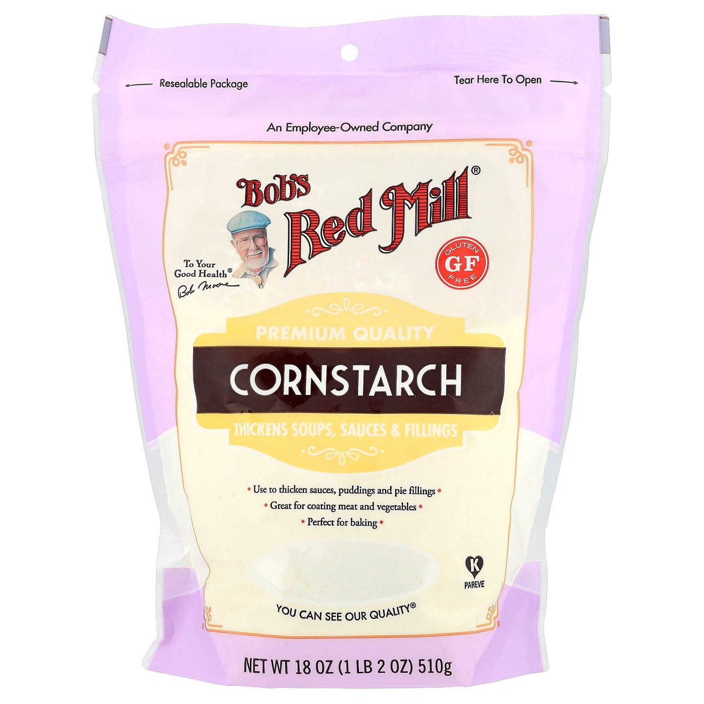 Bob's Red Mill, Cornstarch, 18 oz (510 g)