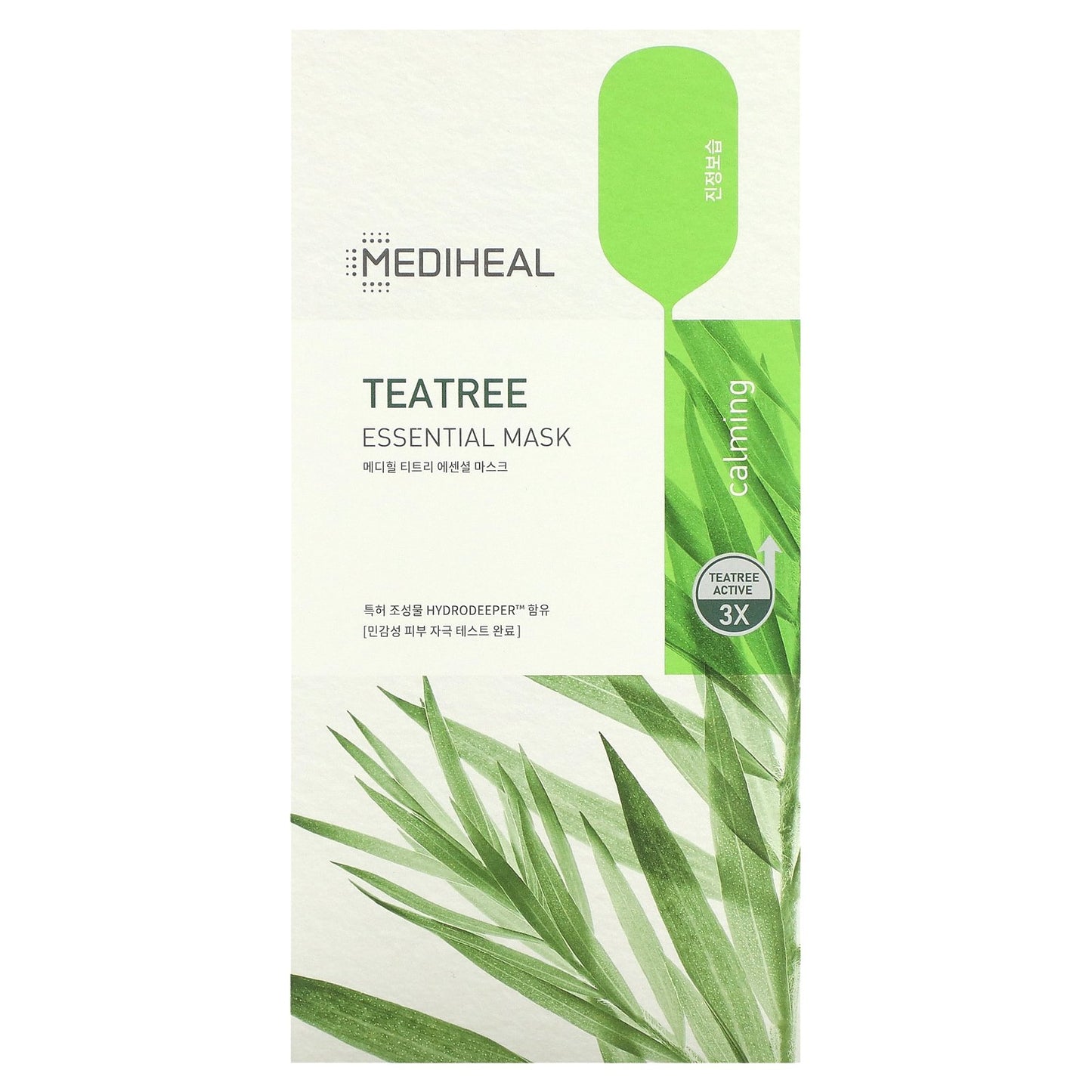 MEDIHEAL, Tea Tree, Essential Beauty Mask, 4 Sheets, 0.81 fl oz (24 ml) Each