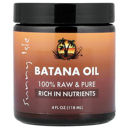Sunny Isle, 100% Raw & Pure Batana Oil, 4 fl oz (118 ml)
