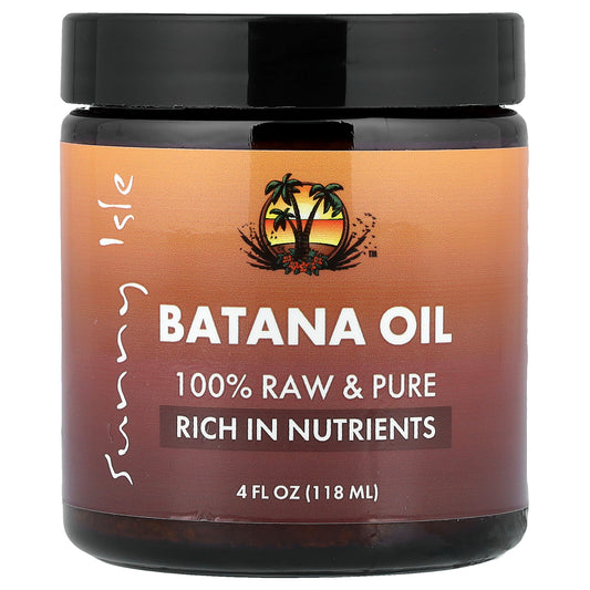 Sunny Isle, 100% Raw & Pure Batana Oil, 4 fl oz (118 ml)
