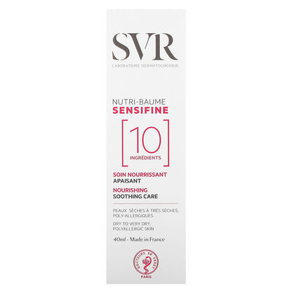 SVR, Sensifine, Nutri-Balm, Fragrance-Free, 1.4 fl oz (40 ml)