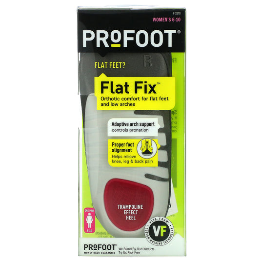 Profoot, Flat Fix, Adaptive Arch Support, Women's 6-10, 1 Pair