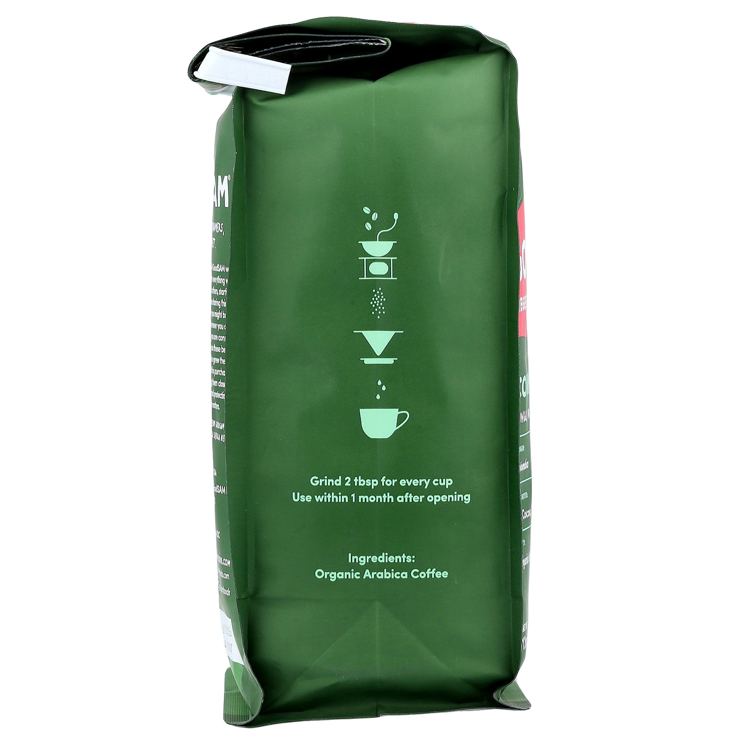 GoodSam, Single Origin Organic Coffee, Connected Day, Whole Bean, Dark Roast, 12 oz