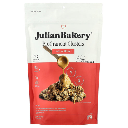 Julian Bakery, ProGranola Clusters, Peanut Butter , 9 oz (255 g)