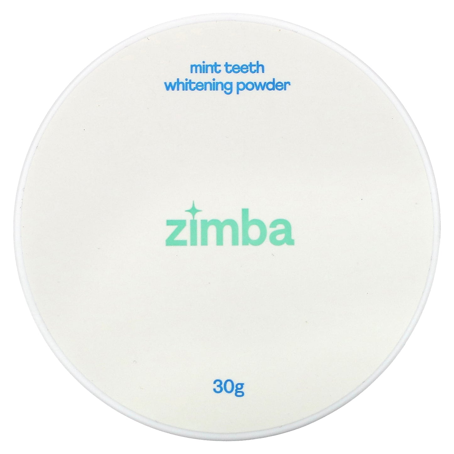 Zimba, Mint Teeth Whitening Powder, 30 g