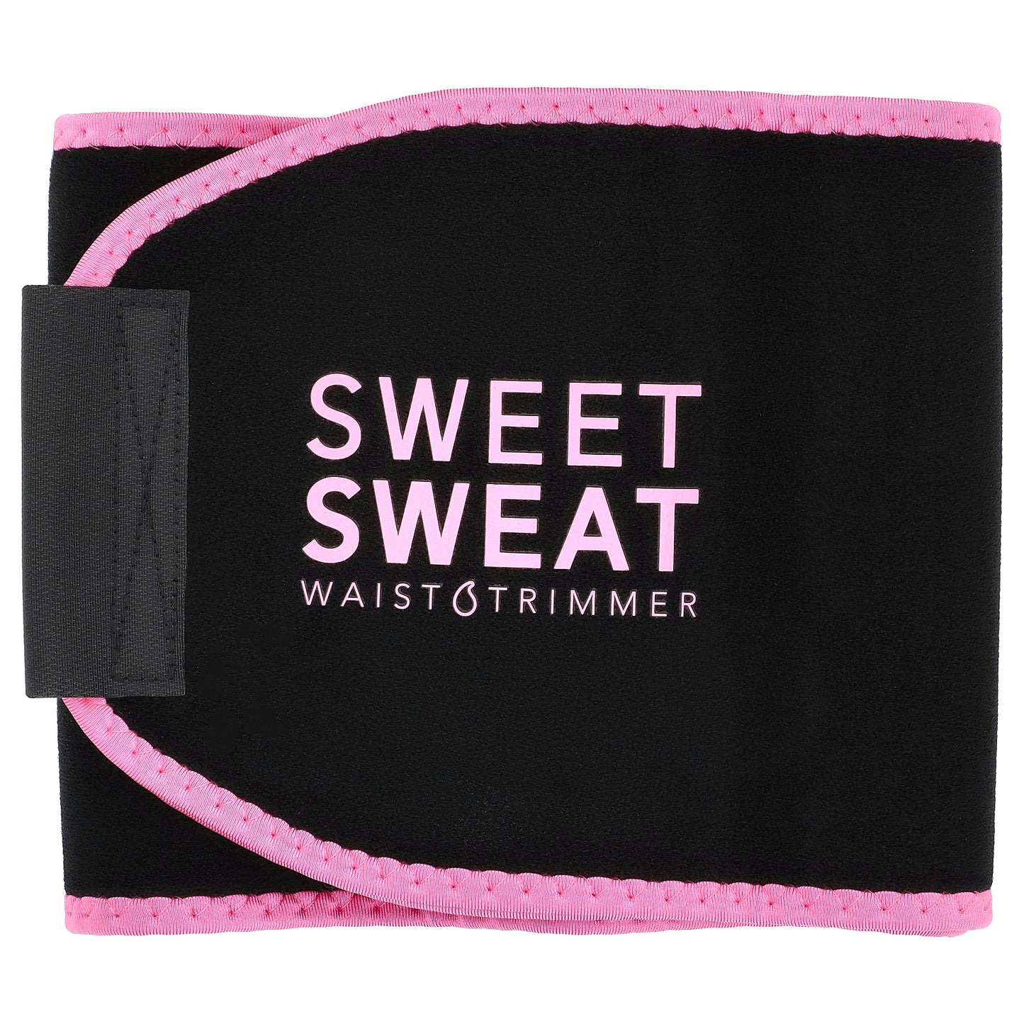 Sports Research, Sweet Sweat®, Waist Trimmer, Large, Black & Pink, 1 Belt