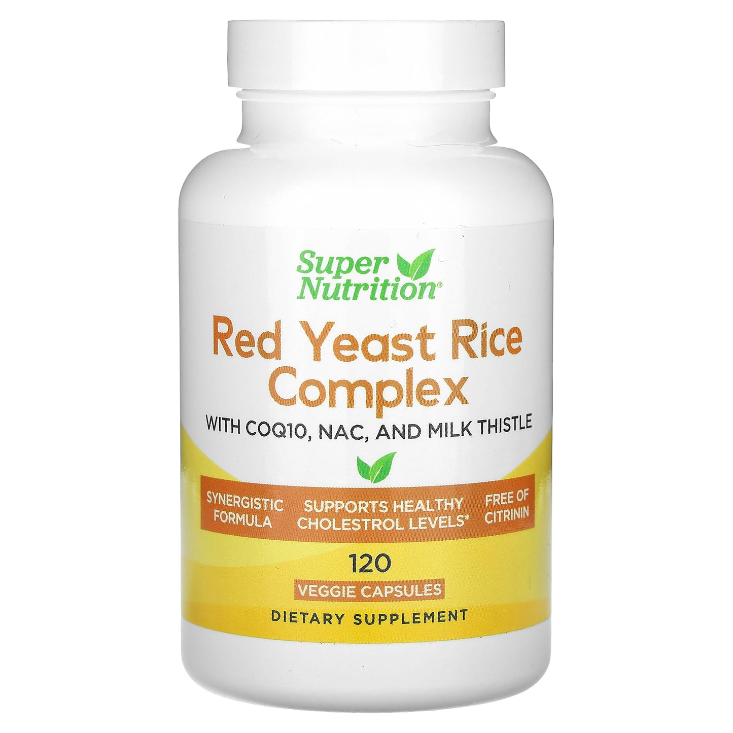 Super Nutrition, Red Yeast Rice Complex, 120 Veggie Capsules