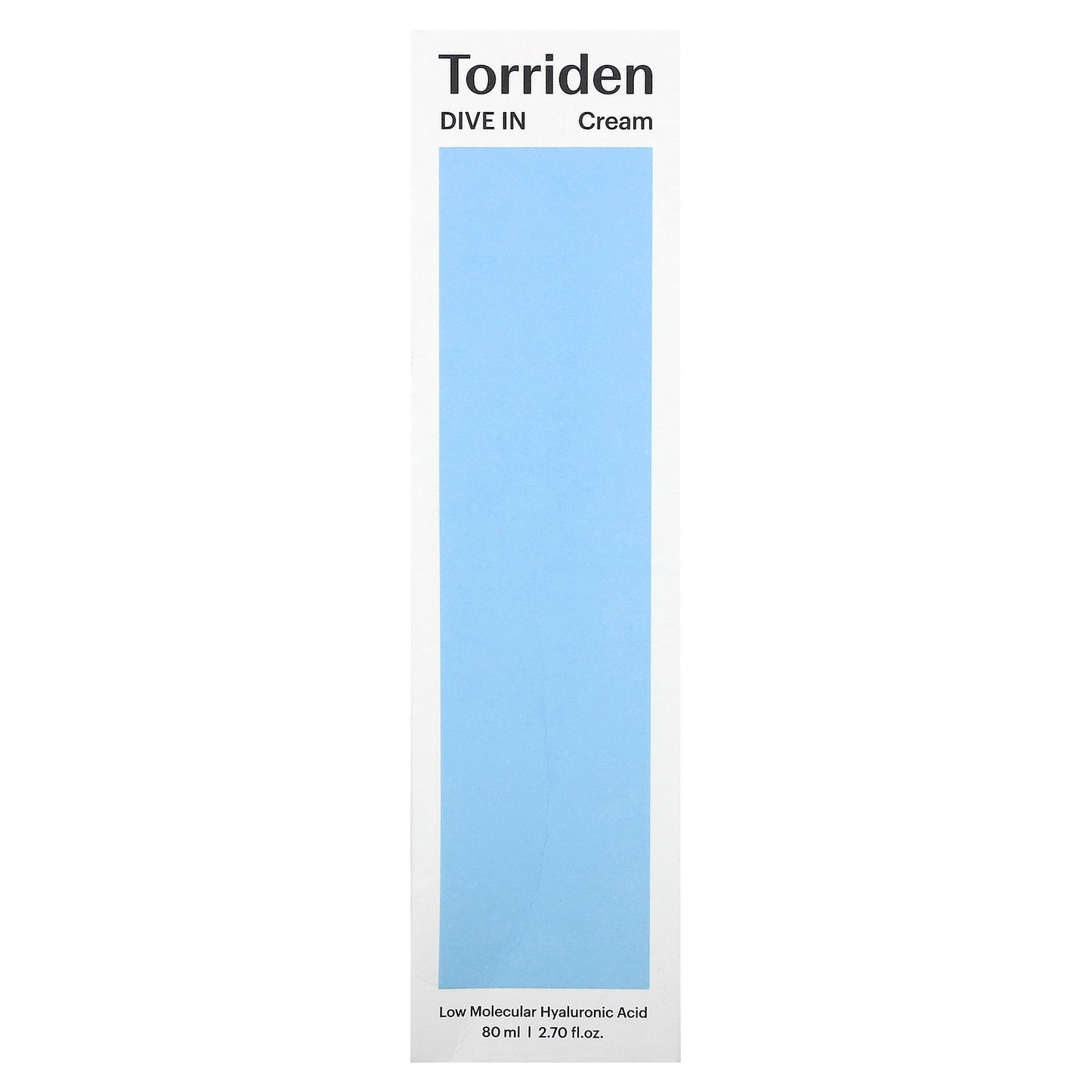 Torriden, Dive In Cream, 2.70 fl oz (80 ml)