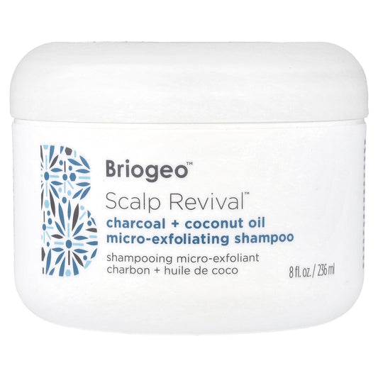 Briogeo, Scalp Revival™, Charcoal + Coconut Oil Micro-Exfoliating Shampoo, 8 fl oz (236 ml)
