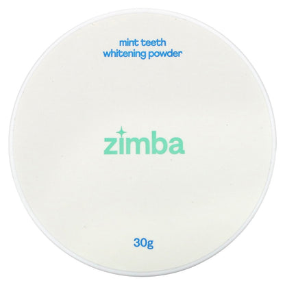 Zimba, Mint Teeth Whitening Powder, 30 g