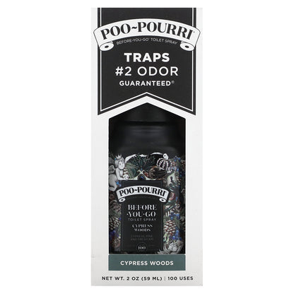 Poo-Pourri, Before-You-Go® Toilet Sprays, Cypress Woods, 2 oz (59 ml)