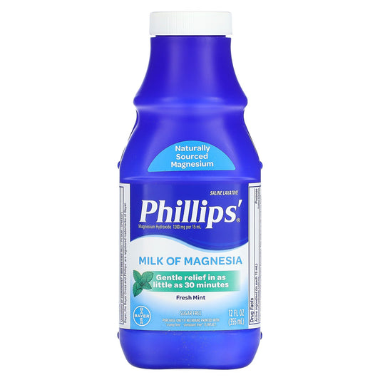 Phillip's, Milk of Magnesia, Fresh Mint, 12 fl oz (355 ml)