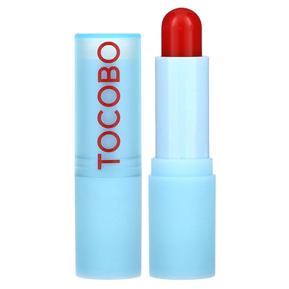 Tocobo, Glass Tinted Lip Balm, 011 Flush Cherry, 0.12 oz (3.5 g)