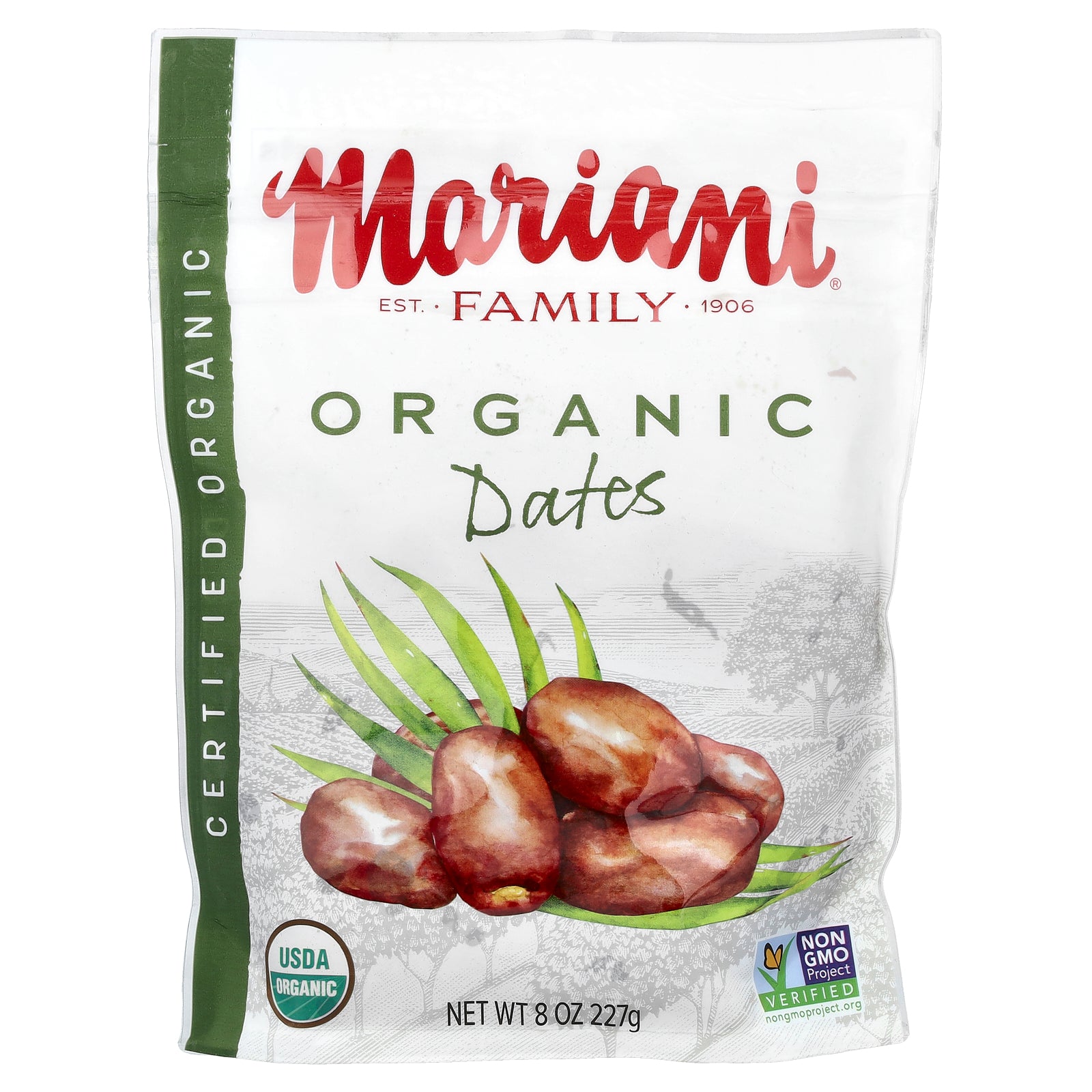 Mariani Dried Fruit, Organic Dates, 8 oz (227 g)