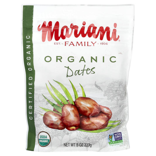 Mariani Dried Fruit, Organic Dates, 8 oz (227 g)