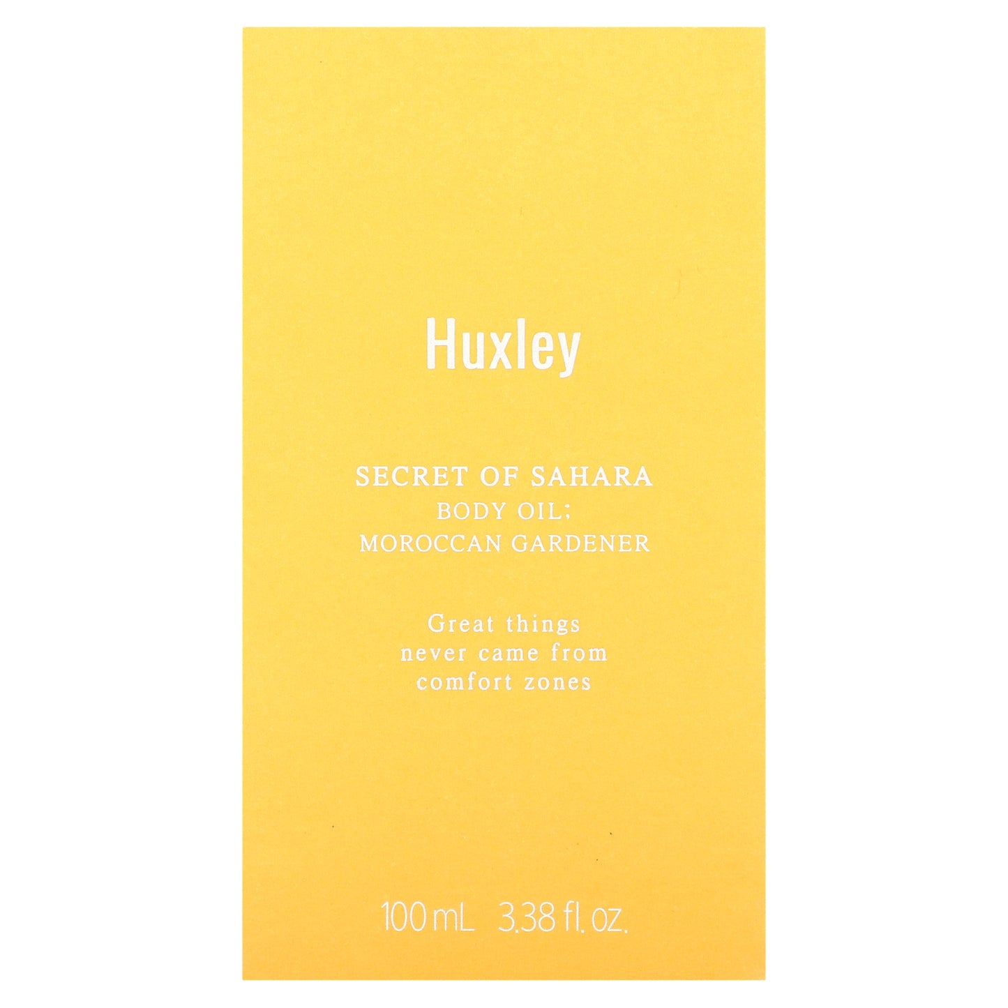 Huxley, Secret of Sahara, Body Oil, Moroccan Gardener, 3.38 fl oz (100 ml)