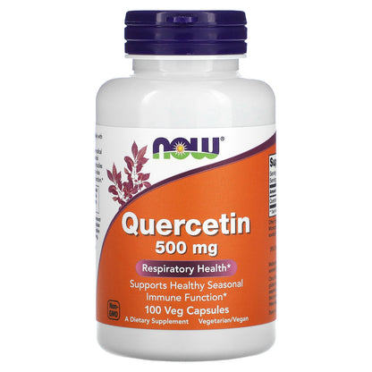 NOW Foods, Quercetin, 500 mg, 100 Veg Capsules