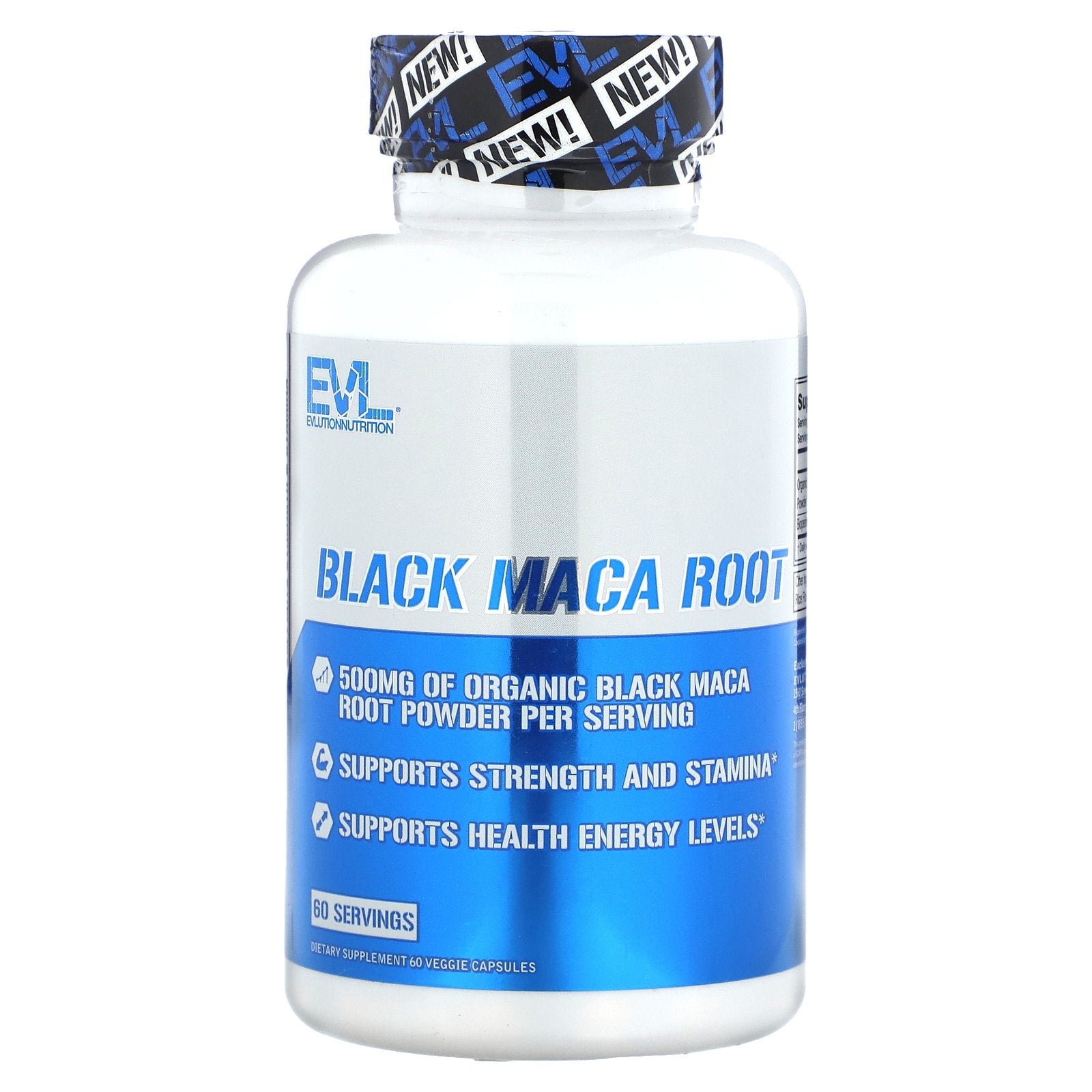 EVLution Nutrition, Black Maca Root, 60 Veggie Capsules