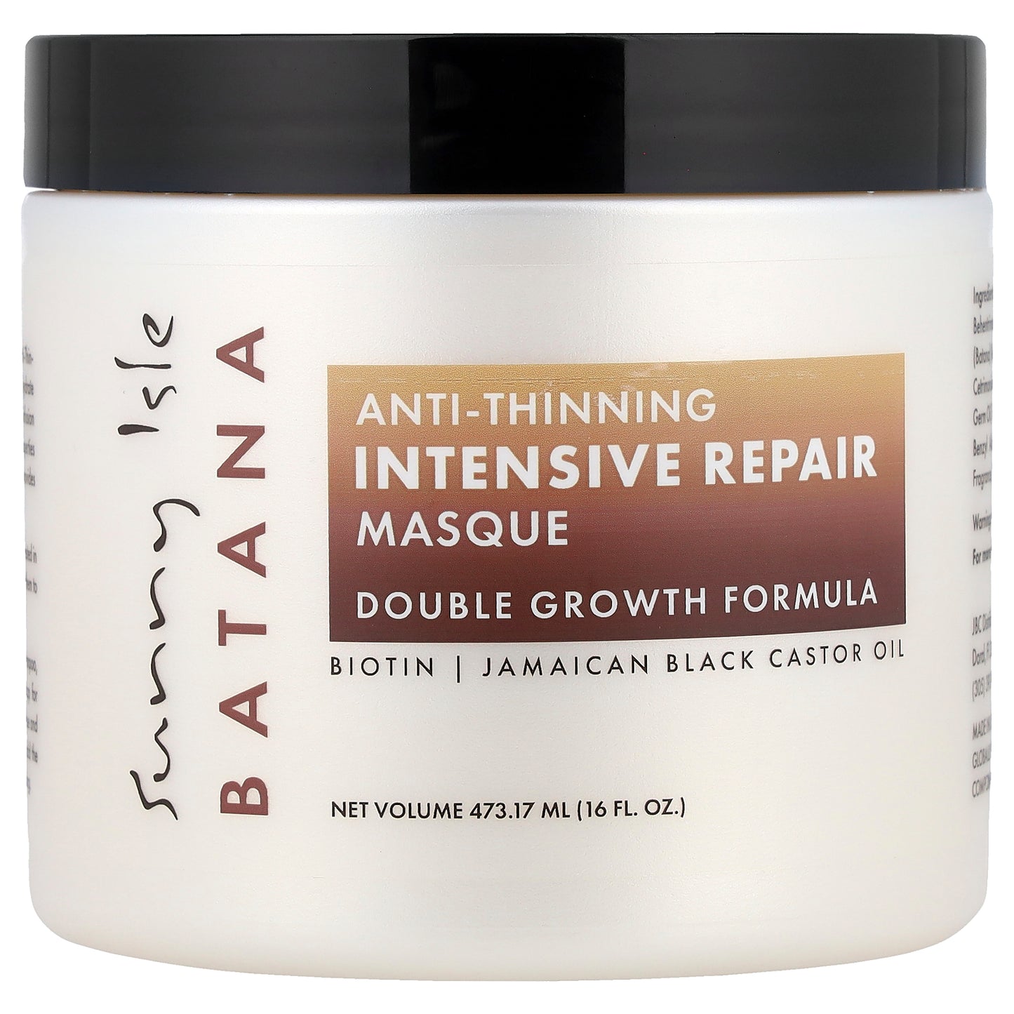 Sunny Isle, Batana, Anti-Thinning Intensive Repair Masque, 16 fl oz (473.17 ml)