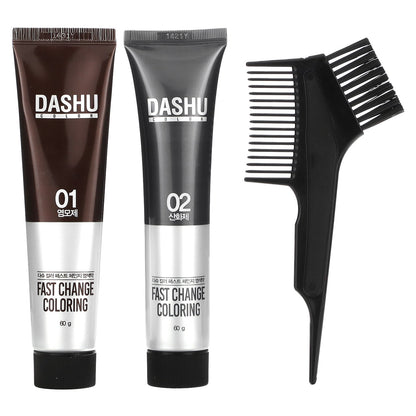 Dashu, Fast Change Coloring, Real Black , 1 Application Kit