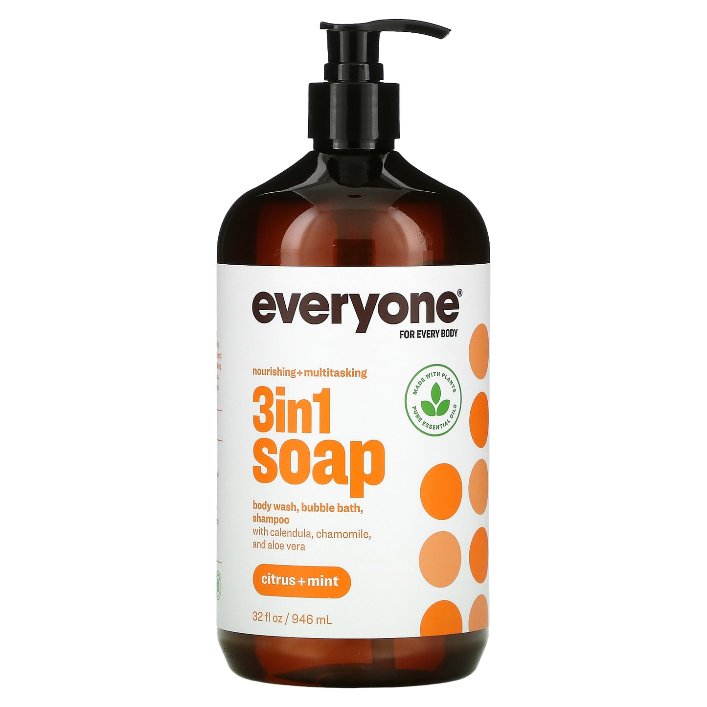 Everyone, 3 in 1 Soap, Citrus + Mint, 32 fl oz (946 ml)