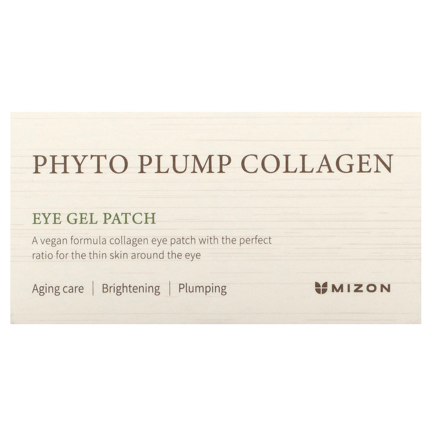 Mizon, Phyto Plump Collagen, Eye Gel Patch, 60 Patches, 1.4 g each