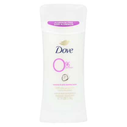 Dove, Aluminum Free Deodorant, Coconut & Pink Jasmine, 2.6 oz (74 g)