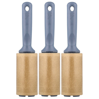 Full Circle, Clean Ocean™ Lint Roller, 3 Rolls, 100 Sheets Each