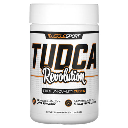 MuscleSport, TUDCA, Revolution, 250 mg, 60 Capsules