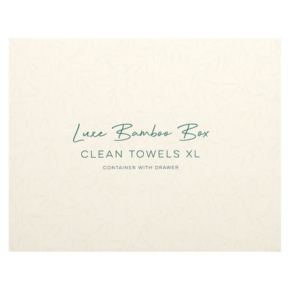 Clean Skin Club, Luxe Bamboo Box, Clean Towels XL, 50 Count