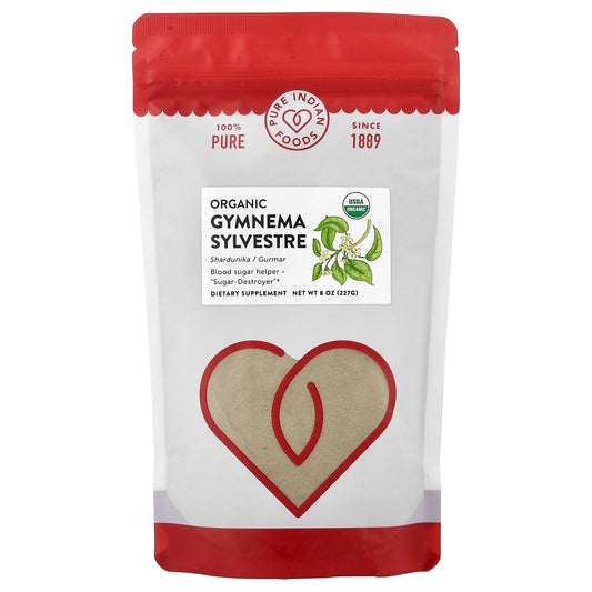 Pure Indian Foods, Organic Gymnema Sylvestre, 8 oz (227 g)