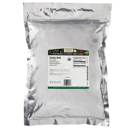 Frontier Co-op, Organic Cut & Shifted Catnip Herb, 16 oz (453 g)