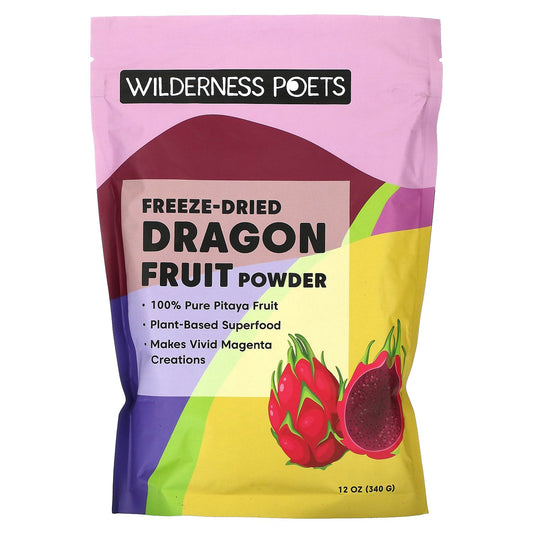 Wilderness Poets, Freeze Dried Dragon Fruit Powder, 12 oz (340 g)