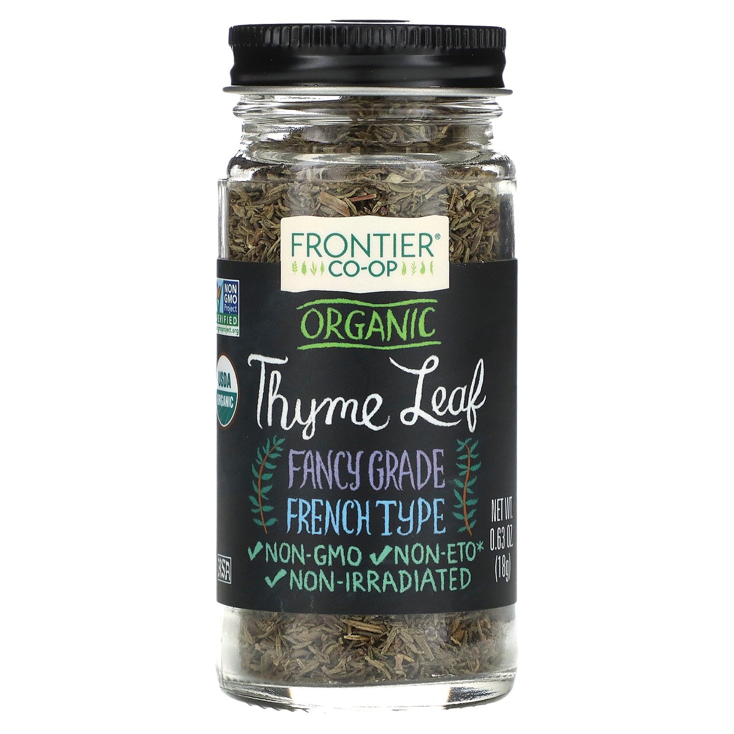 Frontier Co-op, Organic Thyme Leaf, 0.63 oz (18 g)