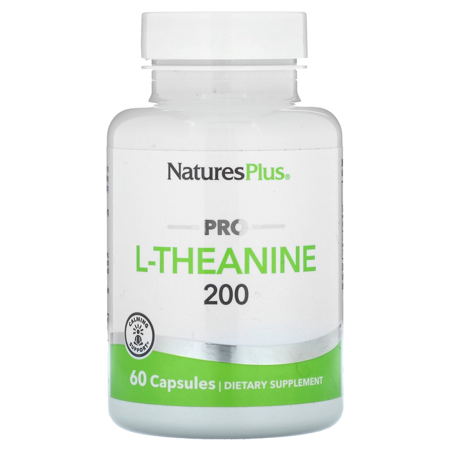 NaturesPlus, Pro L-Theanine 200, 200 mg, 60 Capsules