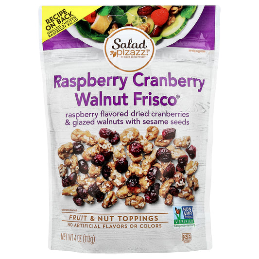 Salad Pizazz!, Fruit & Nut Toppings, Raspberry Cranberry Walnut Frisco®, 4 oz (113 g)