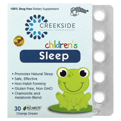 Creekside Natural Therapeutics, Children's Sleep, Orange Dream, 30 EZ Melts