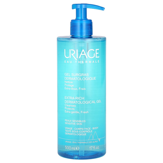 Uriage, Extra-Rich Dermatological Gel, 17 fl oz (500 ml)